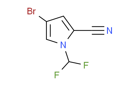 CAS No. 1559067-57-0, 4-bromo-1-(difluoromethyl)-1H-pyrrole-2-carbonitrile