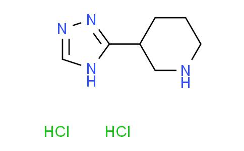 CAS No. 1609409-13-3, 3-(4H-1,2,4-triazol-3-yl)piperidine dihydrochloride