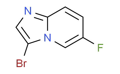 CAS No. 1186405-11-7, 3-bromo-6-fluoroimidazo[1,2-a]pyridine