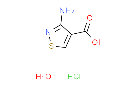 3-amino-4-isothiazolecarboxylic acid hydrochloride hydrate