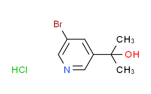 CAS No. 1609403-17-9, 2-(5-bromo-3-pyridinyl)-2-propanol hydrochloride