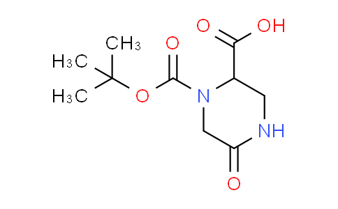CAS No. 1246553-28-5, 1-(tert-butoxycarbonyl)-5-oxo-2-piperazinecarboxylic acid
