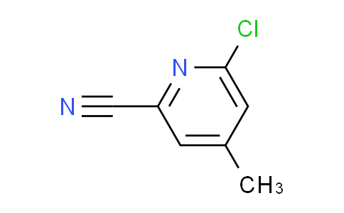 CAS No. 209858-74-2, 6-chloro-4-methyl-2-pyridinecarbonitrile