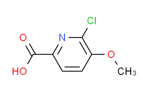 CAS No. 112750-30-8, 6-chloro-5-methoxy-2-pyridinecarboxylic acid