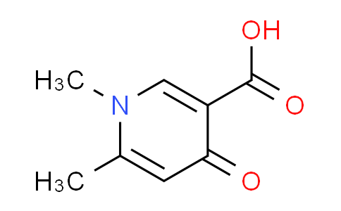 CAS No. 33821-59-9, 1,6-dimethyl-4-oxo-1,4-dihydro-3-pyridinecarboxylic acid