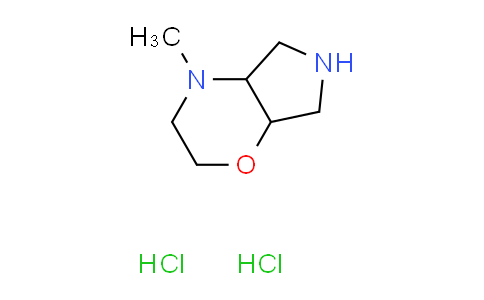 DY608112 | 2227811-61-0 | rac-(4aS,7aR)-4-methyloctahydropyrrolo[3,4-b][1,4]oxazine dihydrochloride