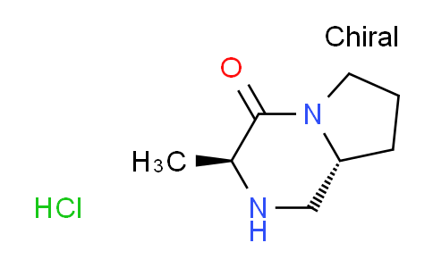 CAS No. 2230901-16-1, (3S,8aR)-3-methylhexahydropyrrolo[1,2-a]pyrazin-4(1H)-one hydrochloride