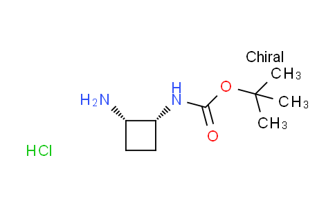 CAS No. 2095192-35-9, tert-butyl rac-[(1R,2S)-2-aminocyclobutyl]carbamate hydrochloride