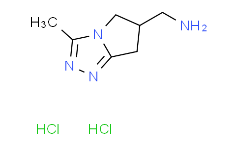CAS No. 2169998-45-0, [(3-methyl-6,7-dihydro-5H-pyrrolo[2,1-c][1,2,4]triazol-6-yl)methyl]amine dihydrochloride