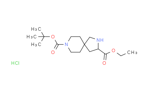 8-tert-butyl 3-ethyl 2,8-diazaspiro[4.5]decane-3,8-dicarboxylate hydrochloride