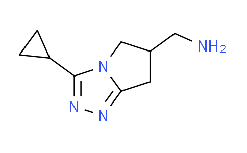 CAS No. 1824149-74-7, [(3-cyclopropyl-6,7-dihydro-5H-pyrrolo[2,1-c][1,2,4]triazol-6-yl)methyl]amine