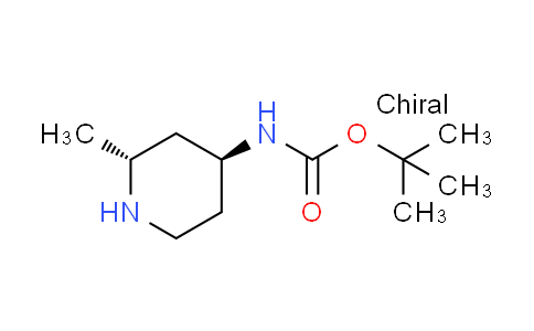 CAS No. 1820574-83-1, tert-butyl rac-[(2R,4S)-2-methyl-4-piperidinyl]carbamate