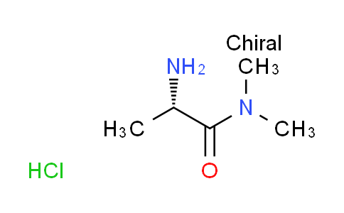 CAS No. 125218-79-3, N~1~,N~1~-dimethyl-L-alaninamide hydrochloride