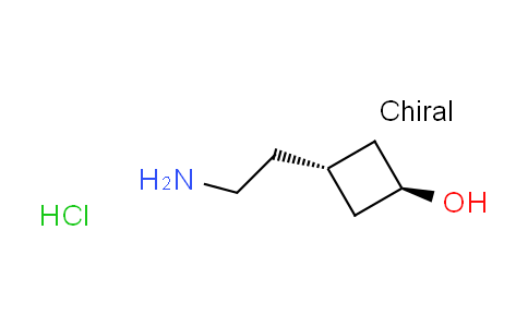 CAS No. 2089291-74-5, trans-3-(2-aminoethyl)cyclobutanol hydrochloride