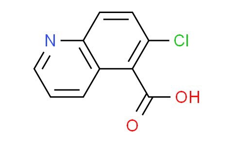 CAS No. 803736-96-1, 6-chloro-5-quinolinecarboxylic acid