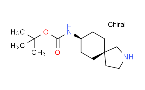 CAS No. 1609400-93-2, tert-butyl (5s,8s)-2-azaspiro[4.5]dec-8-ylcarbamate