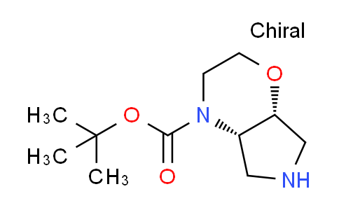 CAS No. 1312131-49-9, tert-butyl rel-(4aS,7aR)-hexahydropyrrolo[3,4-b][1,4]oxazine-4(4aH)-carboxylate