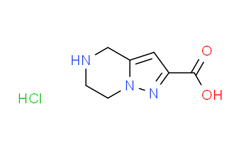 CAS No. 2009013-81-2, 4,5,6,7-tetrahydropyrazolo[1,5-a]pyrazine-2-carboxylic acid hydrochloride