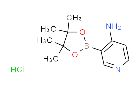 3-(4,4,5,5-tetramethyl-1,3,2-dioxaborolan-2-yl)-4-pyridinamine hydrochloride