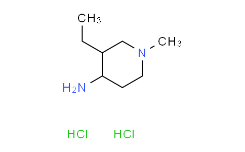 CAS No. 2140264-67-9, rac-(3R,4S)-3-ethyl-1-methyl-4-piperidinamine dihydrochloride
