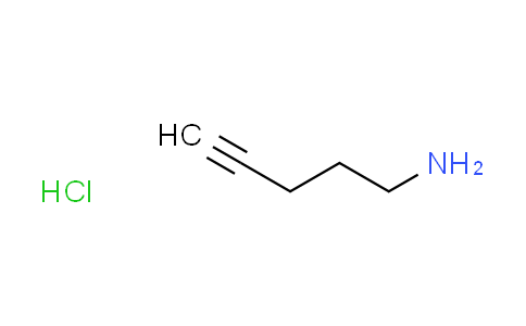CAS No. 173987-24-1, 4-pentyn-1-amine hydrochloride