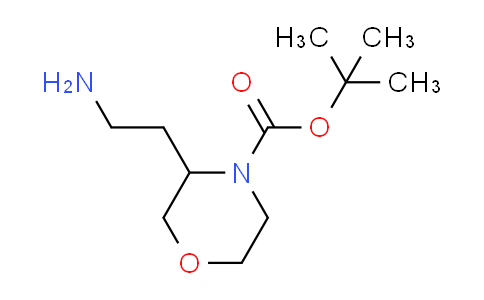 CAS No. 1174636-48-6, tert-butyl 3-(2-aminoethyl)-4-morpholinecarboxylate