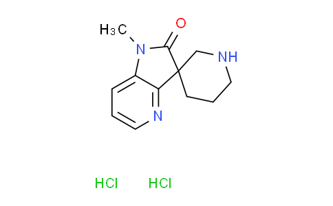 CAS No. 1657033-40-3, 1'-methylspiro[piperidine-3,3'-pyrrolo[3,2-b]pyridin]-2'(1'H)-one dihydrochloride