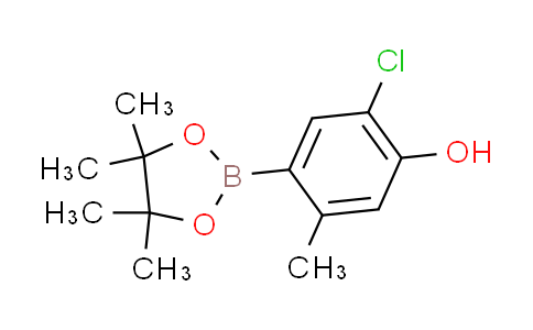2-chloro-5-methyl-4-(4,4,5,5-tetramethyl-1,3,2-dioxaborolan-2-yl)phenol