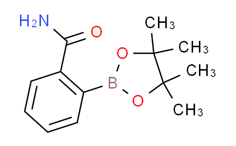 CAS No. 188665-75-0, 2-(4,4,5,5-tetramethyl-1,3,2-dioxaborolan-2-yl)benzamide
