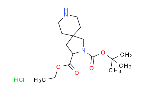 2-tert-butyl 3-ethyl 2,8-diazaspiro[4.5]decane-2,3-dicarboxylate hydrochloride