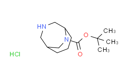 CAS No. 1986792-13-5, tert-butyl rac-(1R,5R)-3,9-diazabicyclo[3.3.2]decane-9-carboxylate hydrochloride
