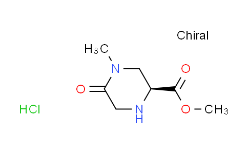 CAS No. 2230901-05-8, methyl (2S)-4-methyl-5-oxo-2-piperazinecarboxylate hydrochloride
