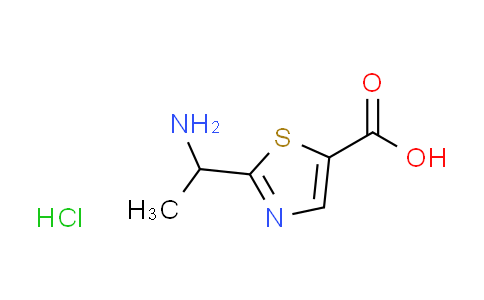 CAS No. 1881288-75-0, 2-(1-aminoethyl)-1,3-thiazole-5-carboxylic acid hydrochloride