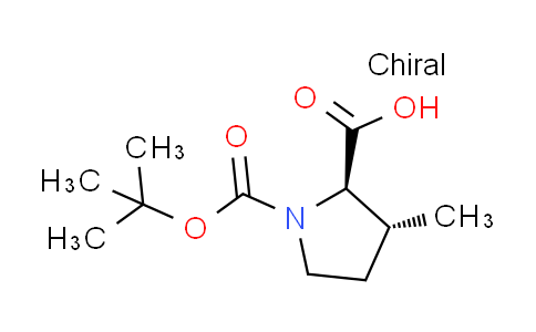 CAS No. 449758-68-3, trans-1-(tert-butoxycarbonyl)-3-methyl-2-pyrrolidinecarboxylic acid