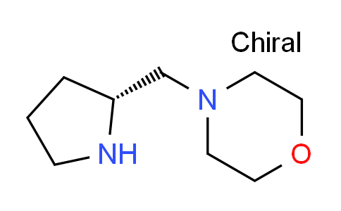CAS No. 511295-99-1, 4-[(2R)-2-pyrrolidinylmethyl]morpholine