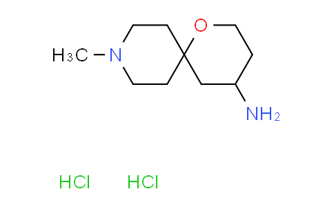 CAS No. 1609401-18-4, 9-methyl-1-oxa-9-azaspiro[5.5]undecan-4-amine dihydrochloride