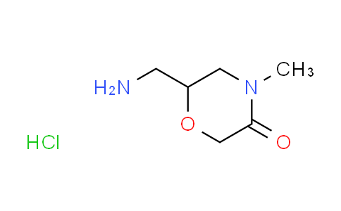 CAS No. 1609407-87-5, 6-(aminomethyl)-4-methyl-3-morpholinone hydrochloride