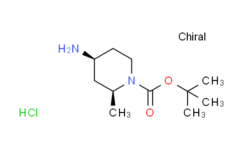 CAS No. 1609406-97-4, tert-butyl cis-4-amino-2-methyl-1-piperidinecarboxylate hydrochloride