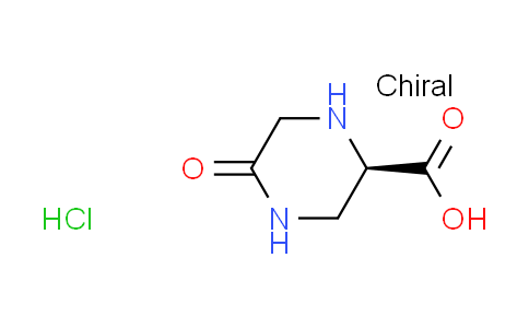(2R)-5-oxo-2-piperazinecarboxylic acid hydrochloride