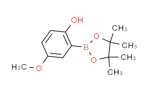 CAS No. 937591-48-5, 4-methoxy-2-(4,4,5,5-tetramethyl-1,3,2-dioxaborolan-2-yl)phenol