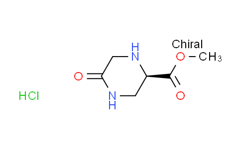CAS No. 1956435-79-2, methyl (2R)-5-oxo-2-piperazinecarboxylate hydrochloride