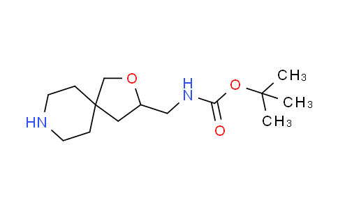 CAS No. 1657033-43-6, tert-butyl (2-oxa-8-azaspiro[4.5]dec-3-ylmethyl)carbamate