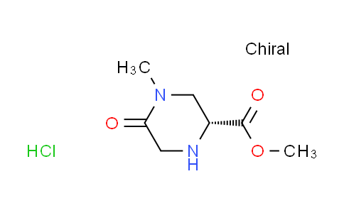 methyl (2R)-4-methyl-5-oxo-2-piperazinecarboxylate hydrochloride