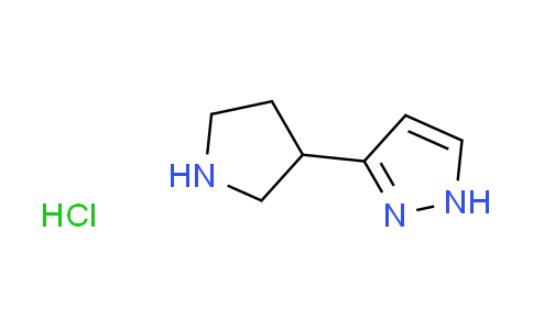 CAS No. 1956389-94-8, 3-(3-pyrrolidinyl)-1H-pyrazole hydrochloride