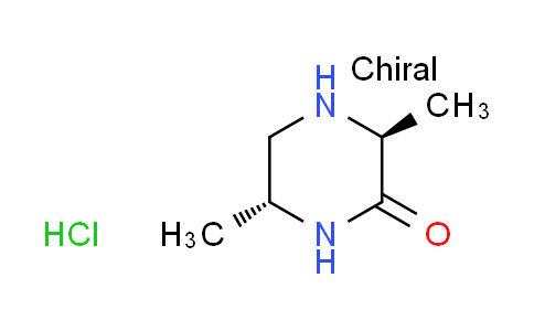 CAS No. 1638217-43-2, (3S,6R)-3,6-dimethyl-2-piperazinone hydrochloride