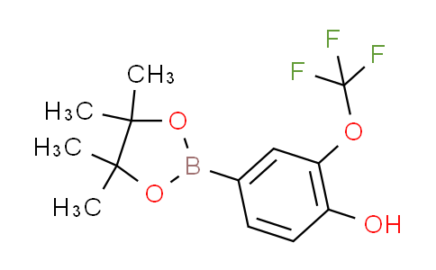 CAS No. 1350989-48-8, 4-(4,4,5,5-tetramethyl-1,3,2-dioxaborolan-2-yl)-2-(trifluoromethoxy)phenol