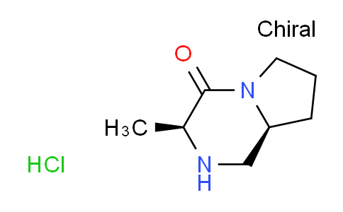 CAS No. 2230901-11-6, (3S,8aS)-3-methylhexahydropyrrolo[1,2-a]pyrazin-4(1H)-one hydrochloride