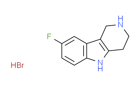 CAS No. 1609407-88-6, 8-fluoro-2,3,4,5-tetrahydro-1H-pyrido[4,3-b]indole hydrobromide