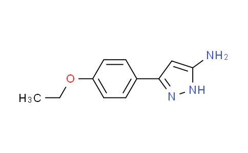 CAS No. 129117-13-1, 3-(4-ethoxyphenyl)-1H-pyrazol-5-amine