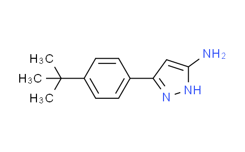 CAS No. 907987-76-2, 3-(4-tert-butylphenyl)-1H-pyrazol-5-amine